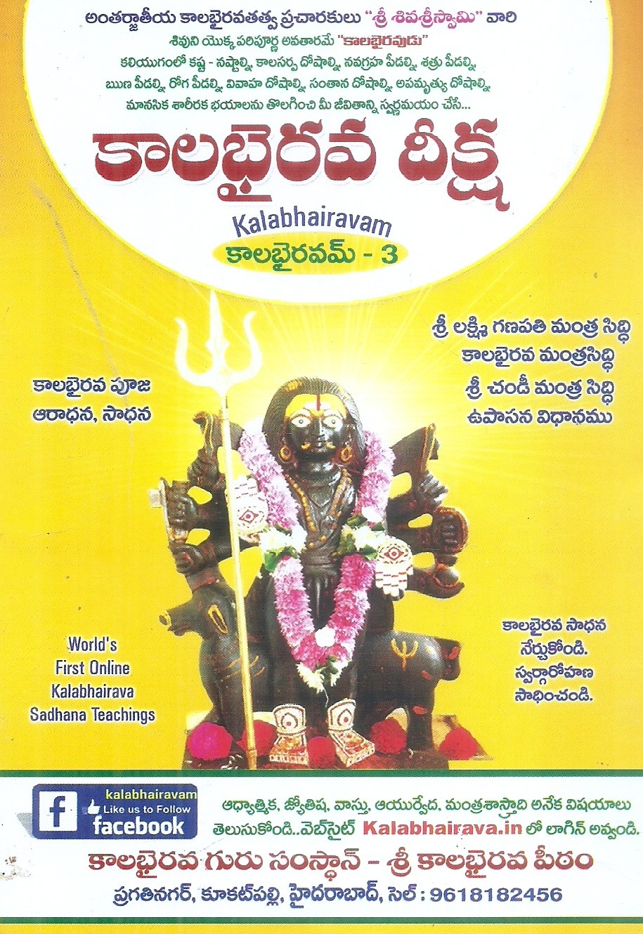 Sri Dakshinamurthy Sthotramula Kalabhairava Diksha By Adipudu ...