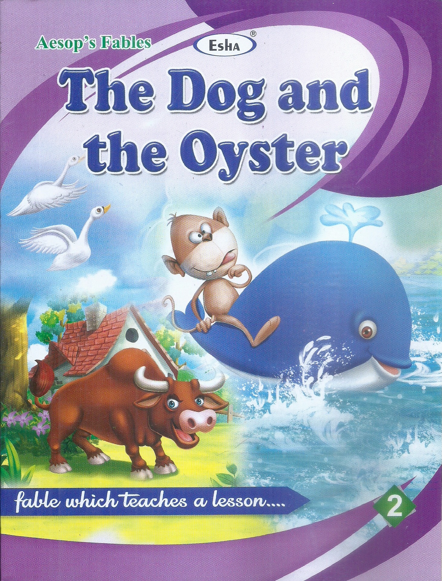 The Dog and the Oyster Fable which Teaches a lesson